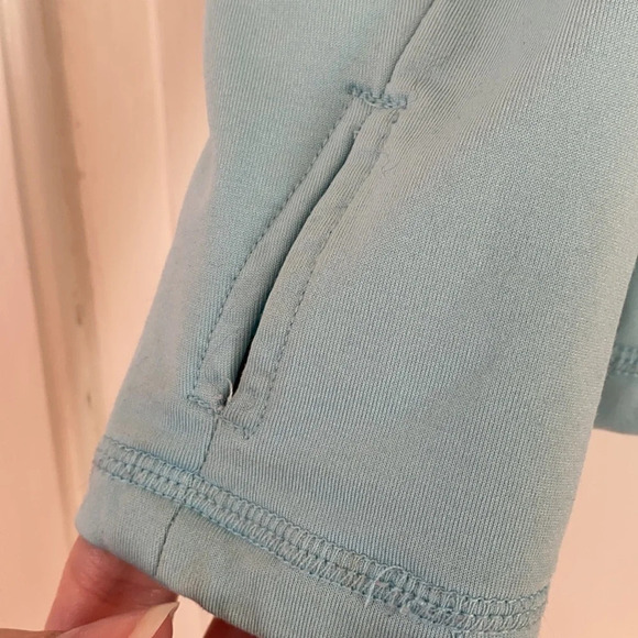 Layer8 cowl neck‎ workout top dri fit quick dry long sleeve lined thumb holes M - Picture 3 of 5